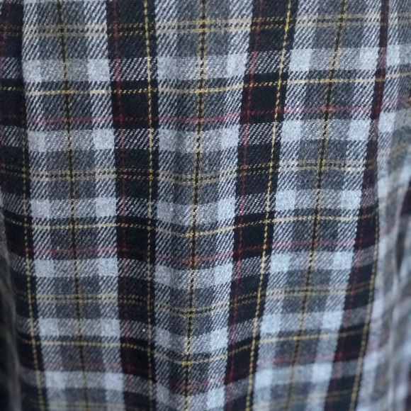 Plaid Wool Skirt - Picture 3 of 7